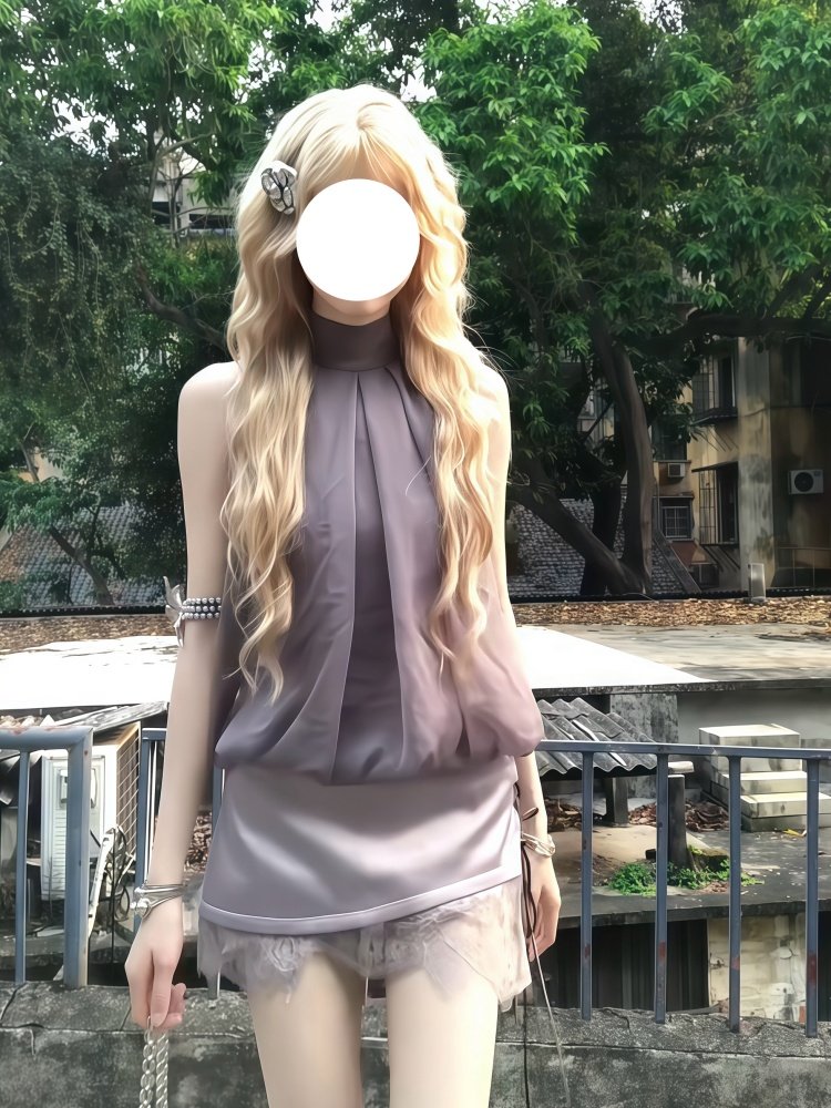 Sweet Lolita 2 Piece Set Women - Lace Ribbon Trim recension och pris