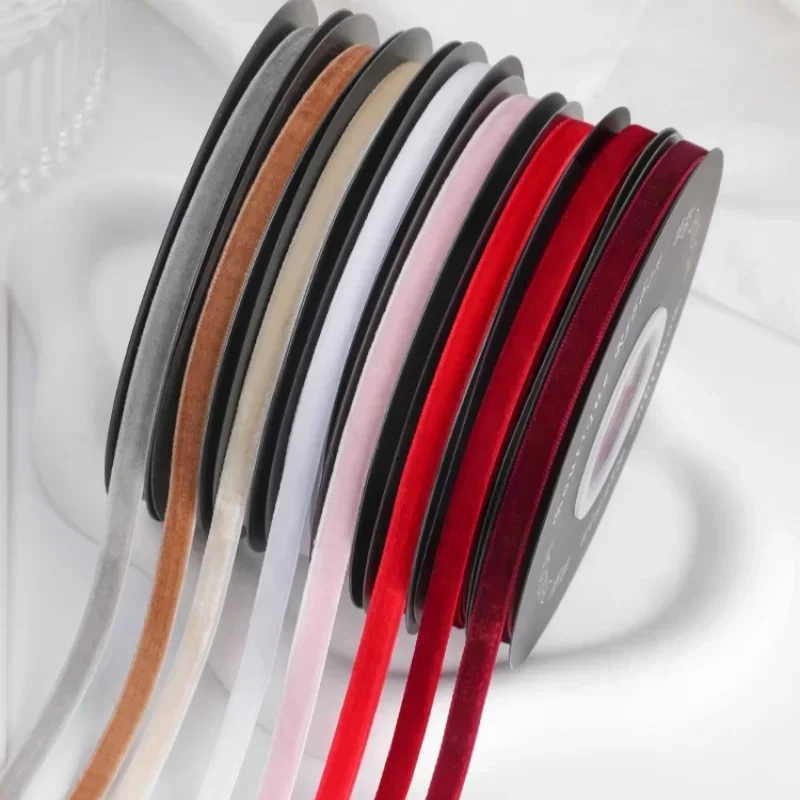 5yards/roll Wide 6mm Velvet Ri - Velvet Ribbon Roll recension och pris