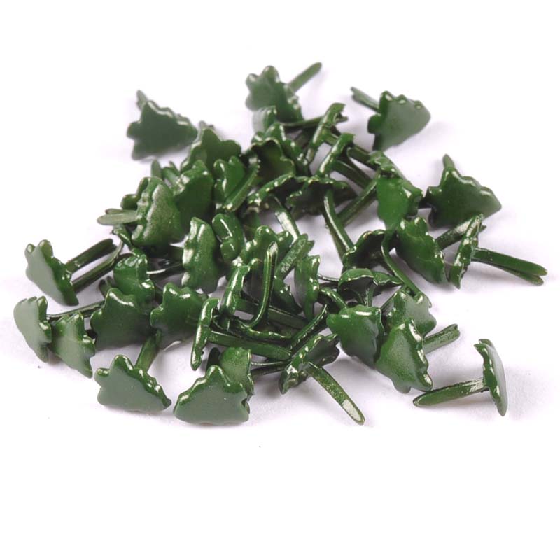 50pcs Mini Christmas Tree Brad - Embellishments For Scrapbooking recension och pris
