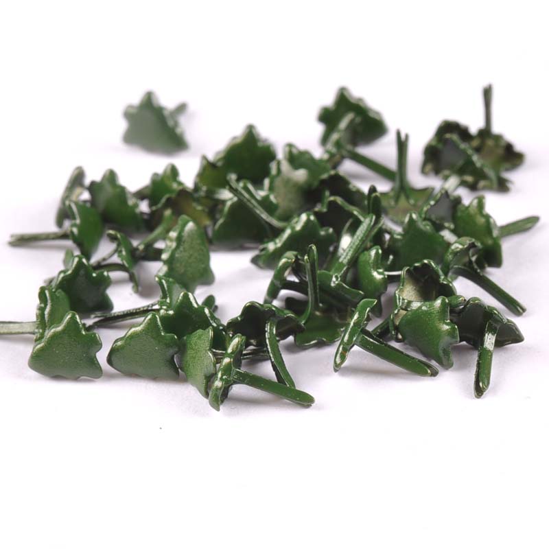 50pcs Mini Christmas Tree Brad - Embellishments For Scrapbooking recension och pris