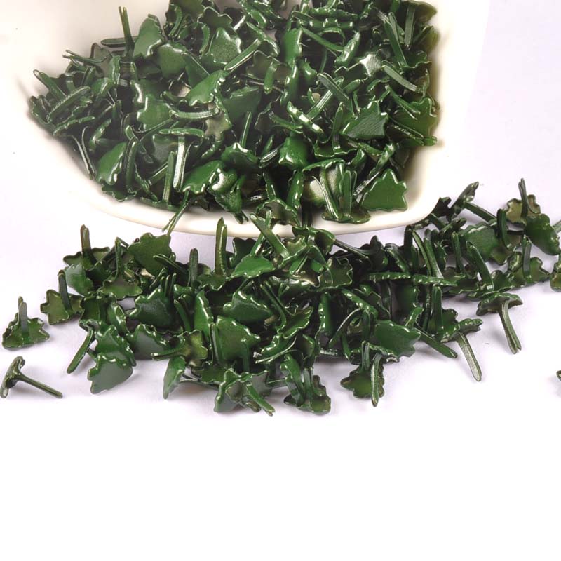 50pcs Mini Christmas Tree Brad - Embellishments For Scrapbooking recension och pris