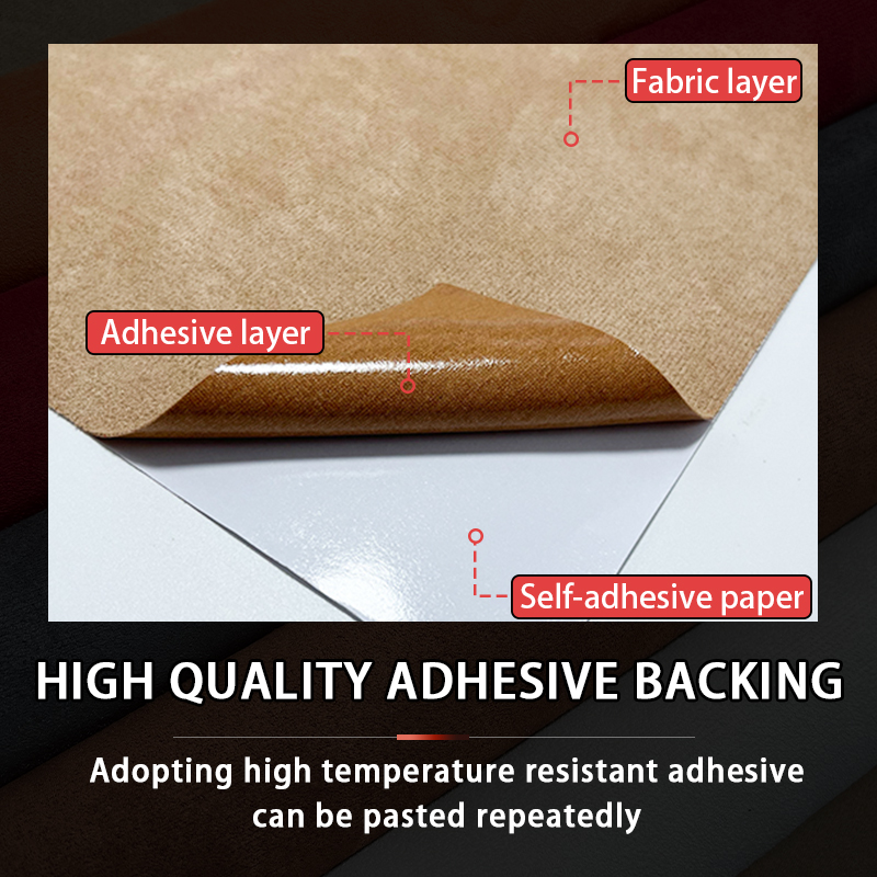 30x200cm Self Adhesive Suede F - Velvet Ribbon Roll recension och pris