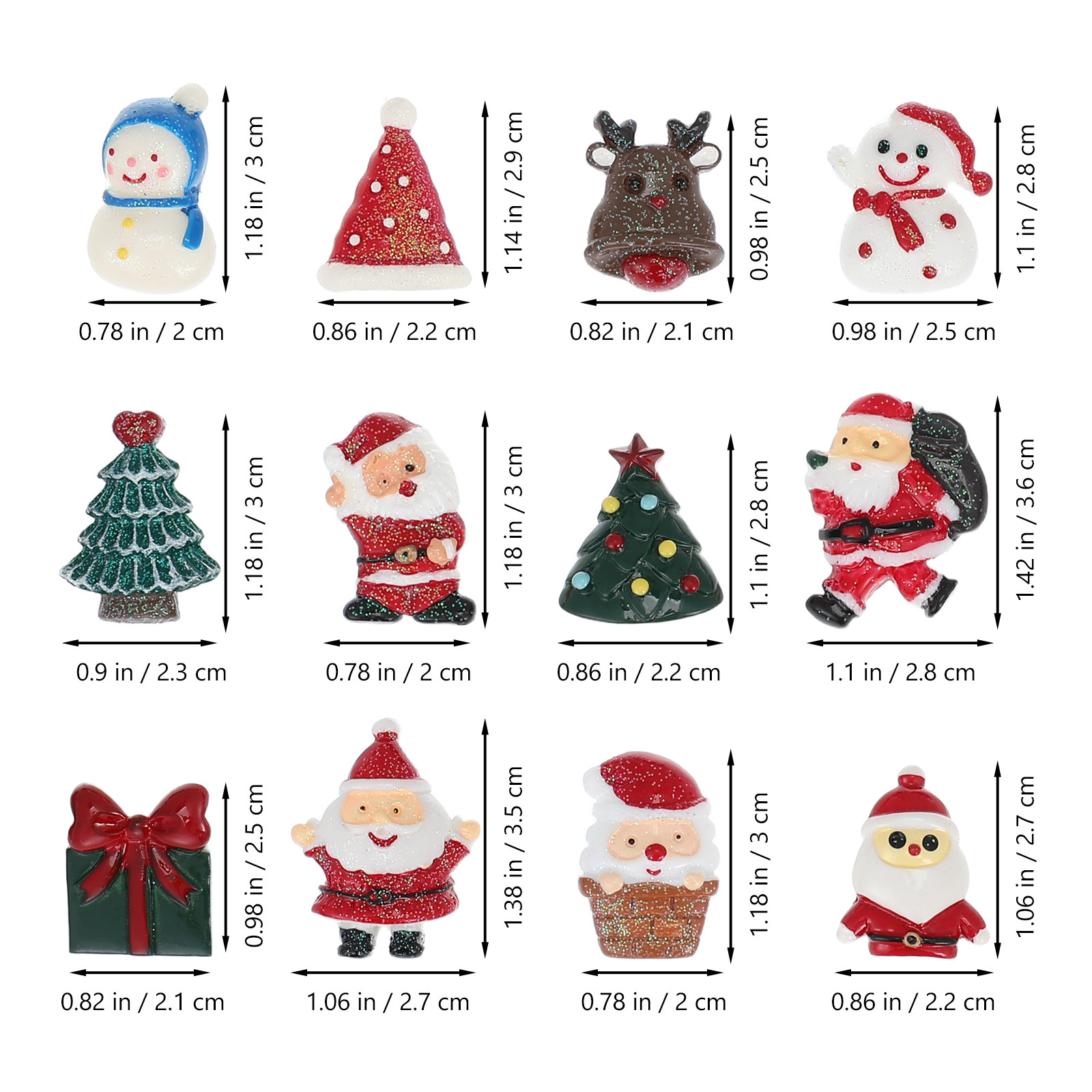 50 PCS Embellishment Christmas - Embellishment Crafts recension och pris