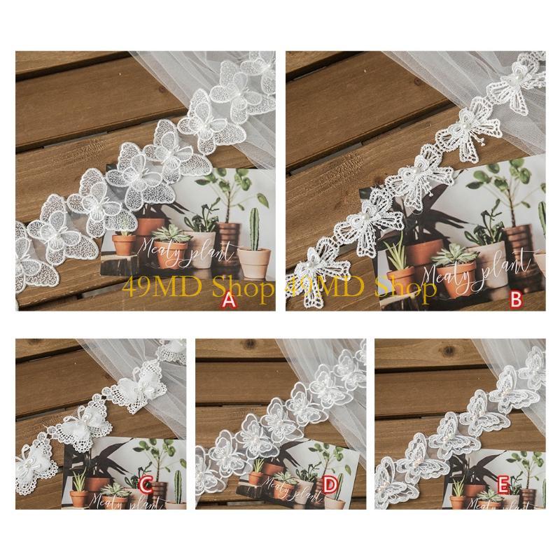 49MD 1 Yard Bowknot for Butter - Lace Ribbon Trim recension och pris