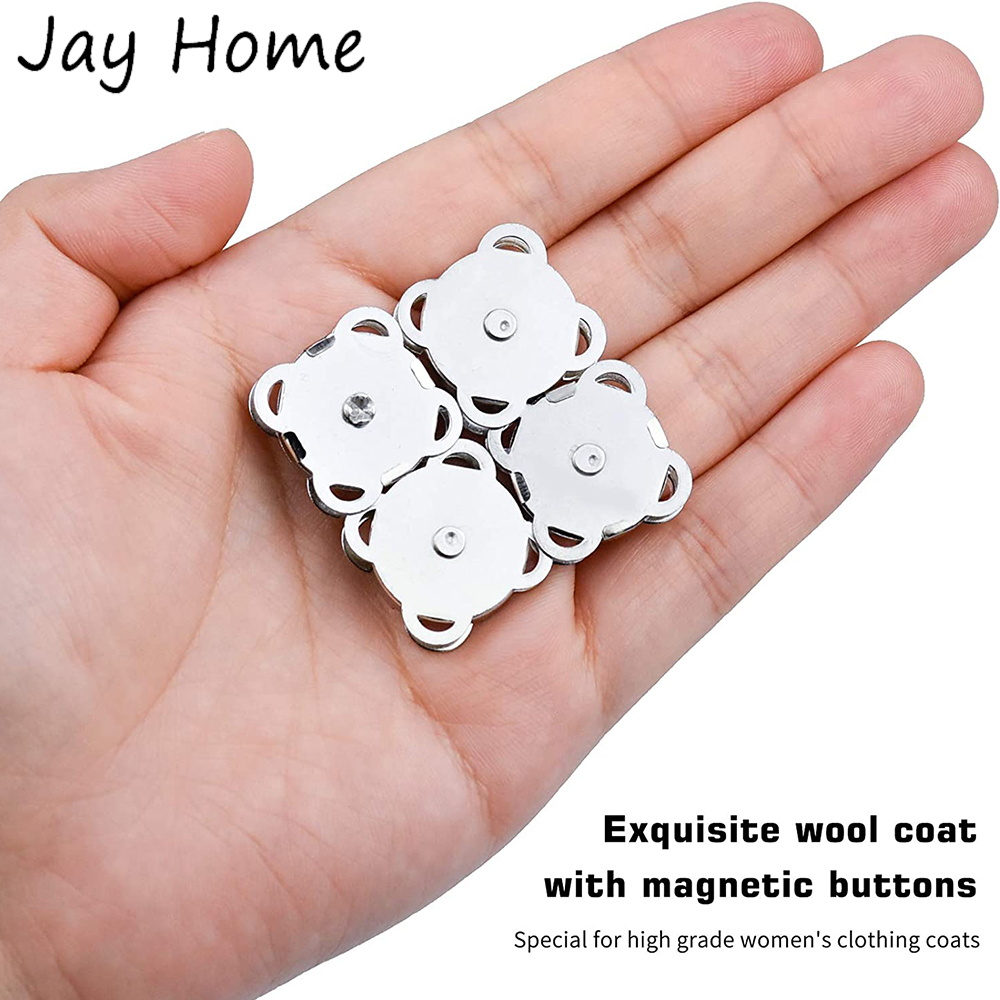 20 Sets Magnetic Button Metal  - Iron On Stud Set recension och pris