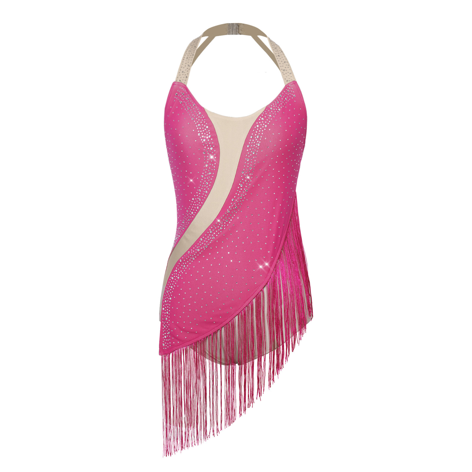 Rhinestone Women Backless Irre - Rhinestone Banding Trim recension och pris