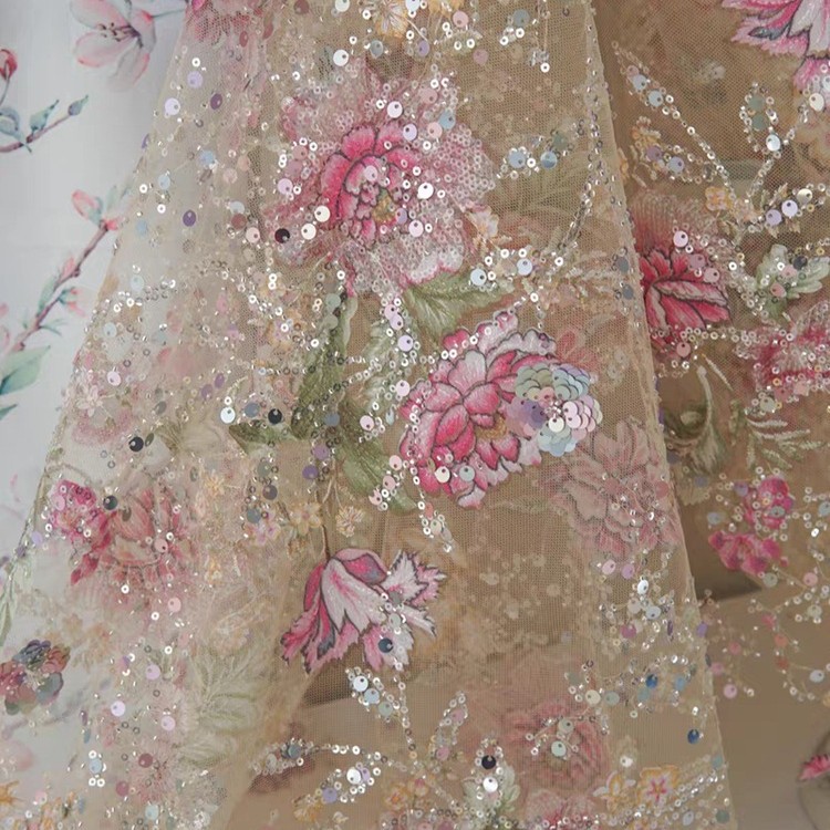 1M 120Cm Wide Luxury Beaded La - Embellish Knit recension och pris