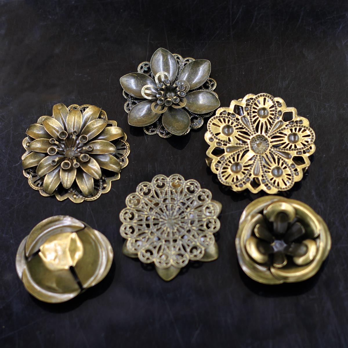 6Pcs Embellishments Combinatio - Embellishment Crafts recension och pris