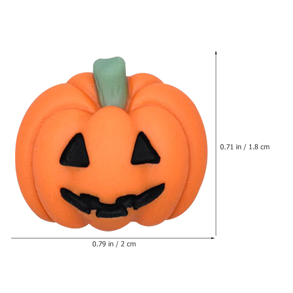 50Pcs Mini Resin Pumpkin Charm - Embellishment Crafts recension och pris