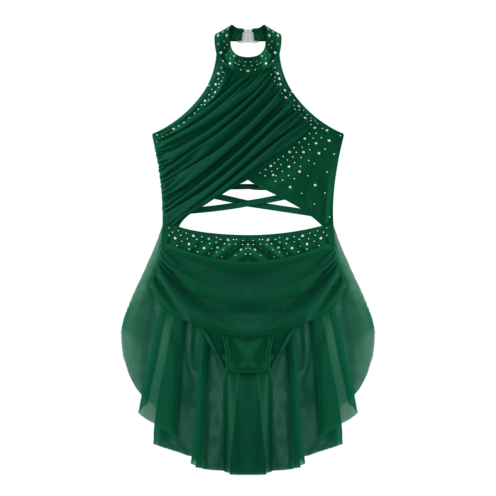 Girls Lyrical Dance Dress Rhin - Rhinestone Banding Trim recension och pris