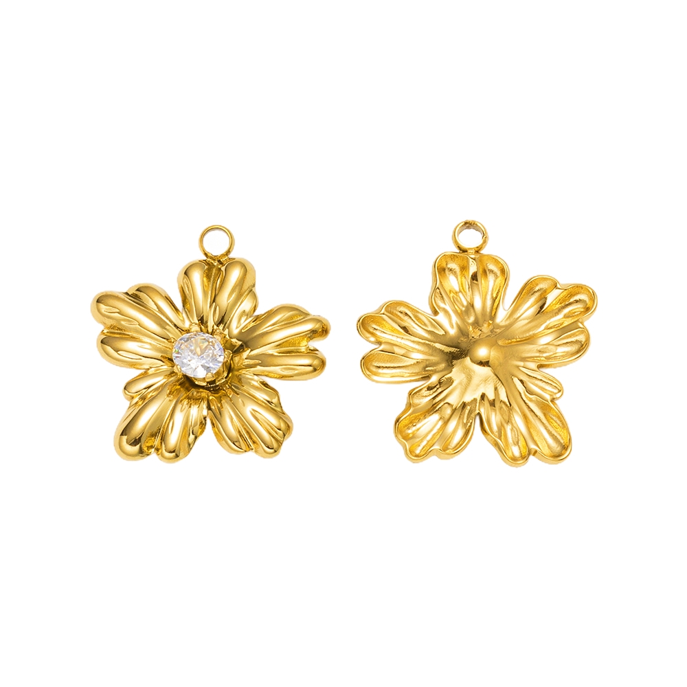 5pcs Gold Stainless Steel Flow - Embellishment Crafts recension och pris